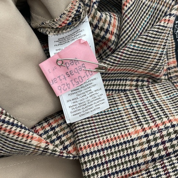 Lauren Ralph Lauren Black Label Plaid Pleated Skirt 10P - Picture 6 of 8